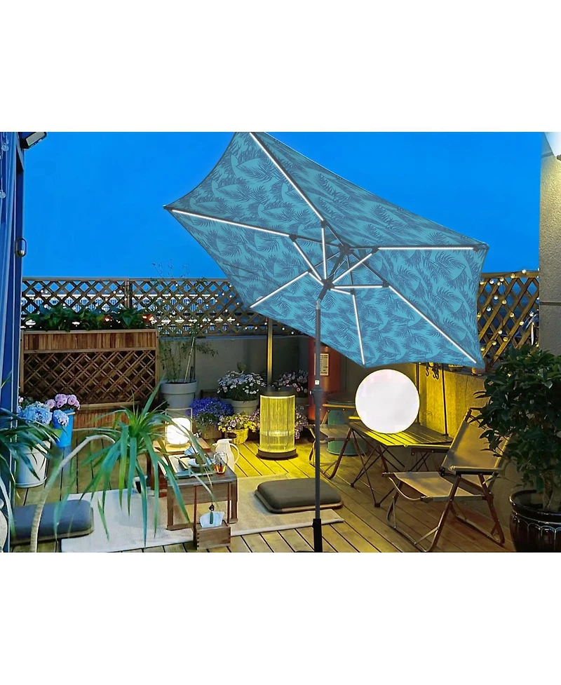Streamdale Furniture 9FT Umbrella with Light Pattern