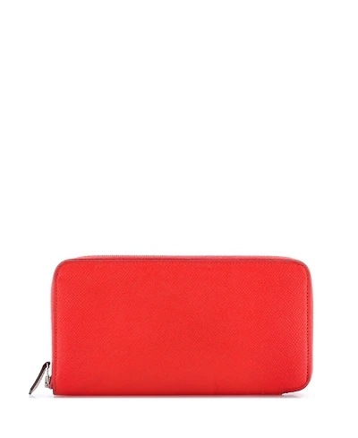 Pre-Owned HERMES Long Azap Zip Around Wallet Silk'in Epsom