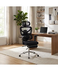 Streamdale Furniture Ergonomic Office Chair Massage Lumbar, 4D Headrest, 6D Armrests