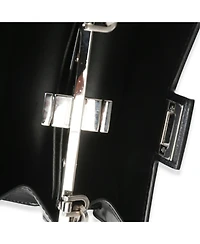 Pre-Owned Fendi Black Patent Petite Peekaboo Cut Chain Shoulder Bag