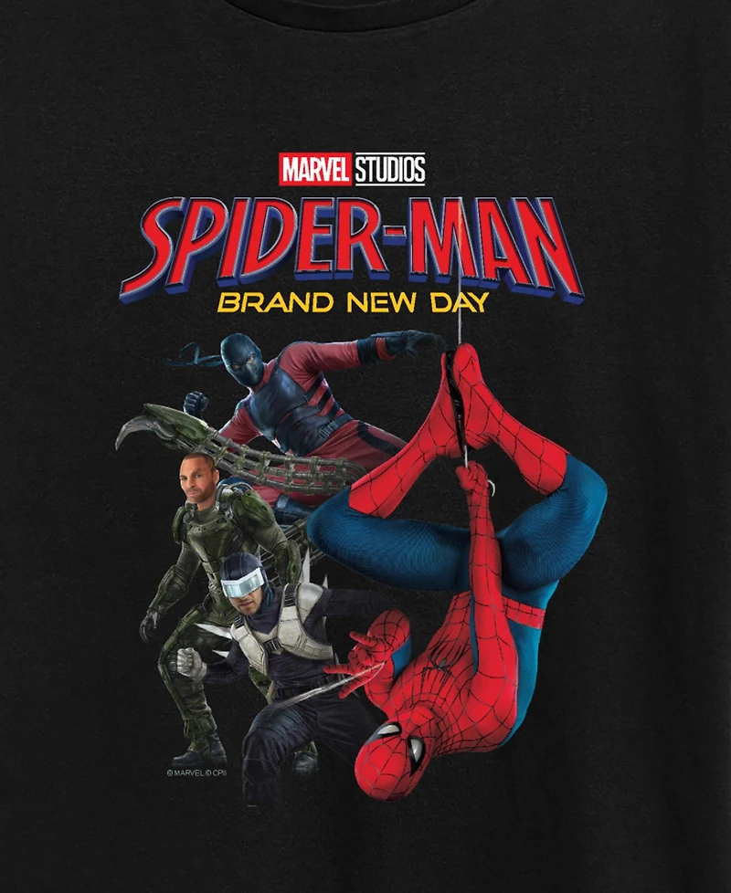 Hybrid Apparel Plus Spider-Man Brand New Day Scorpion and Heroes Graphic T-Shirt