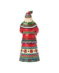 Jim Shore Heartwood Creek Fig Santa Laplander with Reindeer