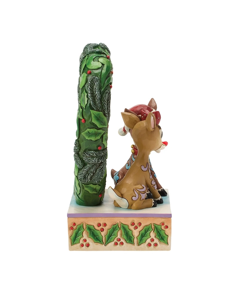 Jim Shore Rudolph Fig Rudolph and Clarice Wreath