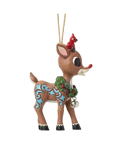 Jim Shore Rudolph with Wreath
