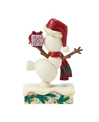 Jim Shore Disney Traditions Fig Christmas Olaf Personality Pose
