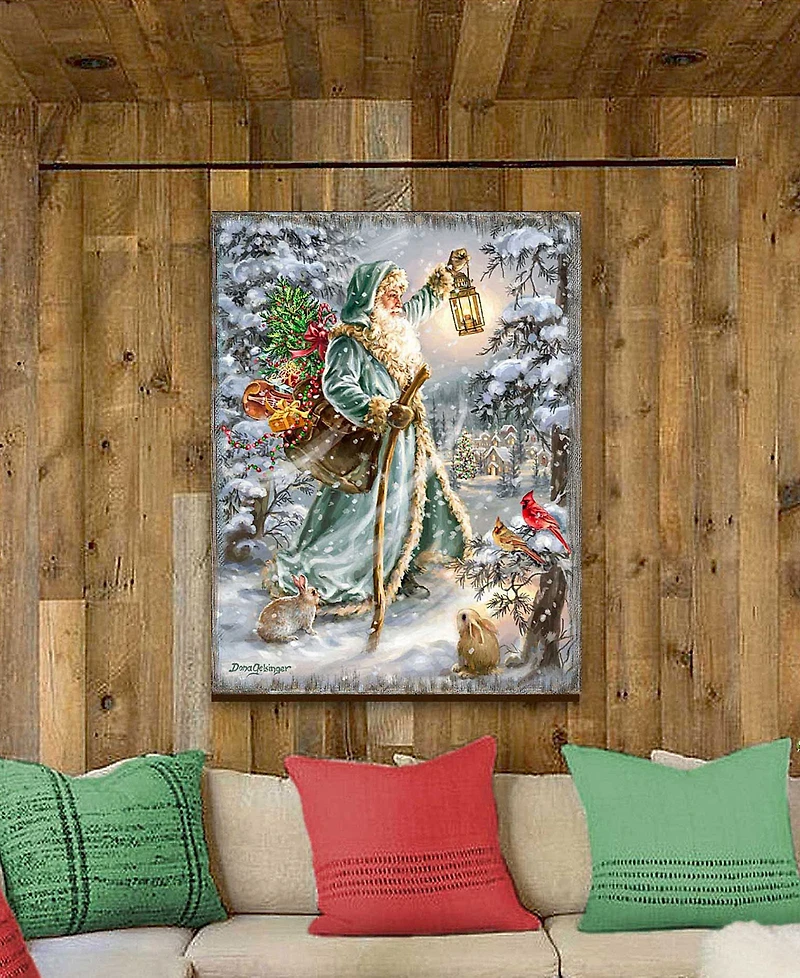 Designocracy Saint Nicholas Holiday Wall Art