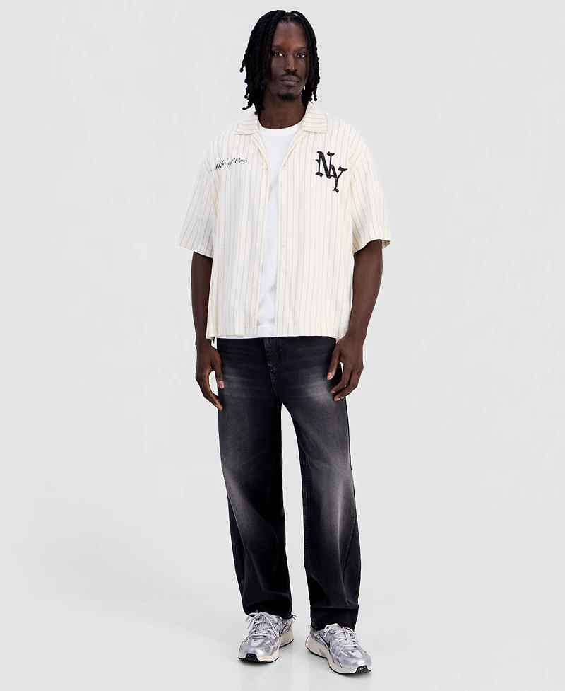 Mode of One Men's Barrel Relaxed-Fit Carpenter Jeans, Macy's Exclusive