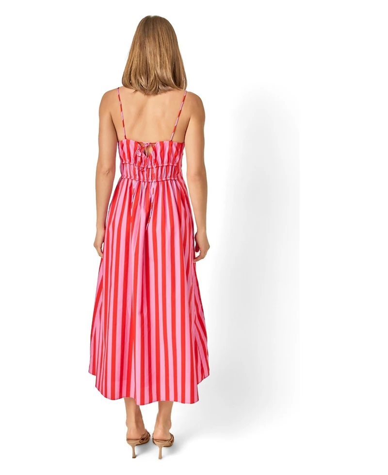 English Factory Women's Stripe Sleeveless Maxi Dress