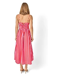 English Factory Women's Stripe Sleeveless Maxi Dress