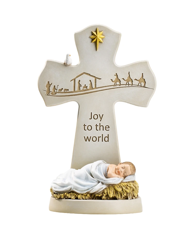 Napco Nativity Cross Figurine