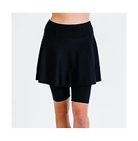 Calypsa Women's Midi Swim Skort