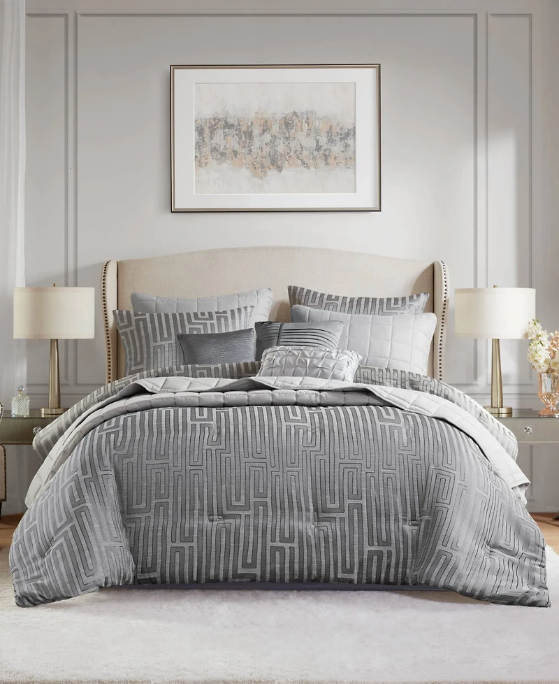 Madison Park Royce Luxury Jacquard 10-Pc. Comforter Set