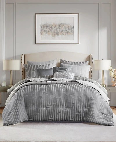 Madison Park Royce Luxury Jacquard 10-Pc. Comforter Set, California King