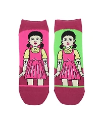 Squid Game Women's Icons 5-Pair Ankle Socks