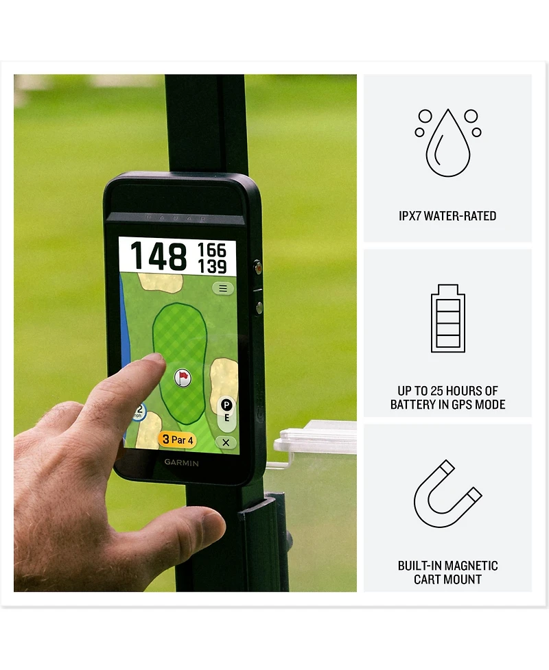 Garmin Approach G82 Launch Monitor and Premium 5" Gps Golf Handheld with Built-in Bluetooth