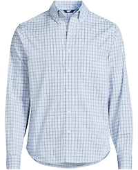 Lands' End Men's Long Sleeve Tailored Fit Travel Kit Shirt