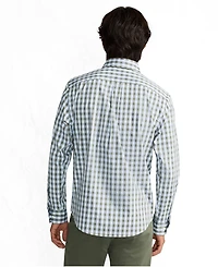 Lands' End Men's Long Sleeve Tailored Fit Travel Kit Shirt