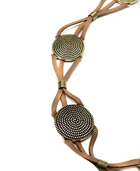 Vince Camuto Braided Casting Laced Chain Belt