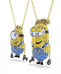 Swarovski Gold-Tone Plated Minions James and Henry Set