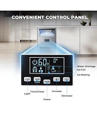 Cowsar 144 lbs/24H Commercial Ice Maker, 29 lbs Ice Storage