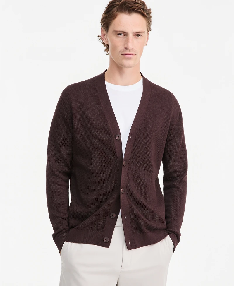 Alfani Men's Button-Up Cardigan Sweater, Macy's Exclusive