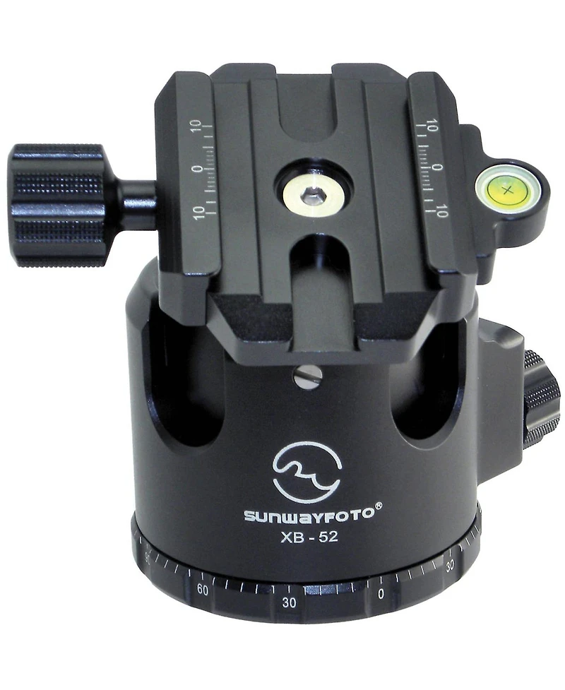 SunwayFoto Xb-52 Xb Series Superior Low-Profile Ball Head with Ddc-60X Standard Screw-Knob Clamp