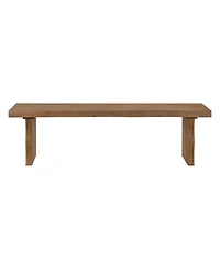 Streamdale Furniture 62.9'' Solid Wood Indoor Dining Bench, Seats 3