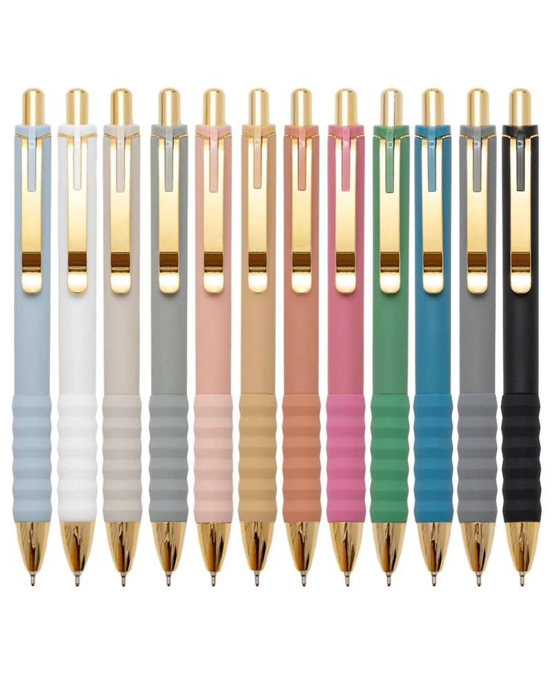 Gnuadz Ballpoint Pen Soft Grip Retractable 1mm