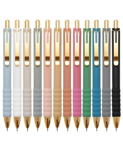 Gnuadz Ballpoint Pen Soft Grip Retractable 1mm