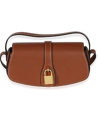 Pre-Owned Celine Brown Smooth Calfskin Tabou Clutch On Strap