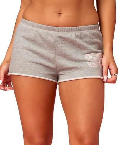 Edikted Women's Team Barbie Lacey Terry Shorts