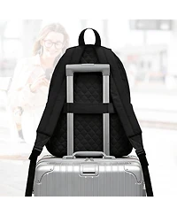 Xo Quilted Tennis Bag, Crossbody Racket Bag for 1-2 Racquets, Pickleball and Badminton with Storage Pockets