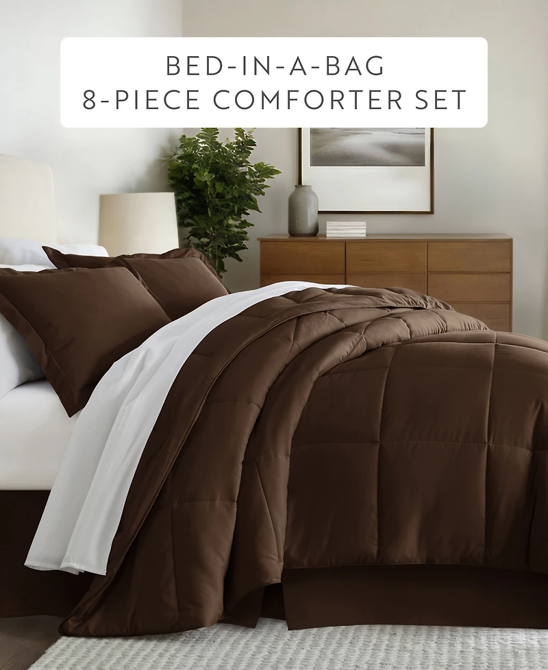 ienjoy Home A Beautiful Bedroom 8-Pc. Lightweight Comforter Set, California King