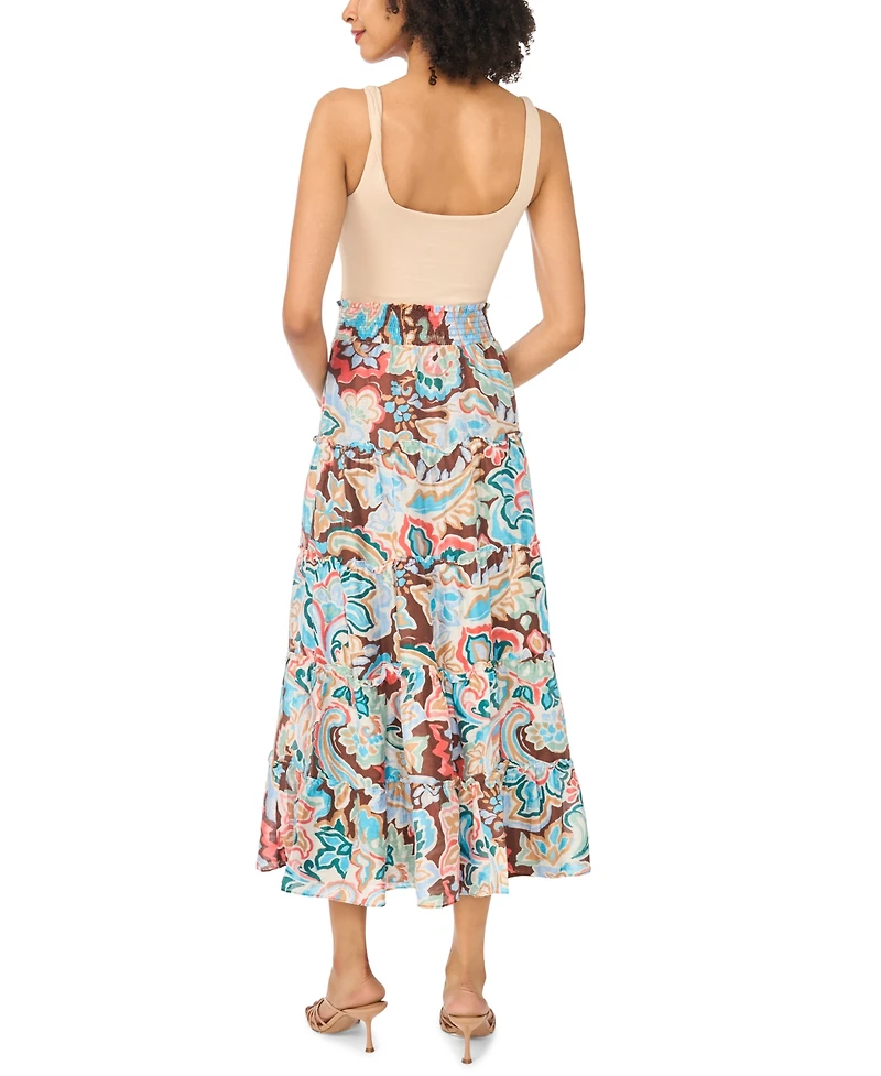 Sam & Jess Women's Tiered Maxi Skirt