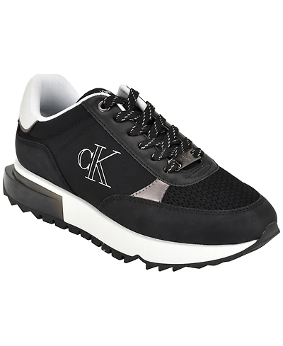 Calvin Klein Women's Melidee Logo Joggers Lace-Up Sneakers