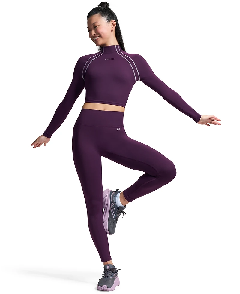 Under Armour Women's Motion Long-Sleeve Mock Neck Top