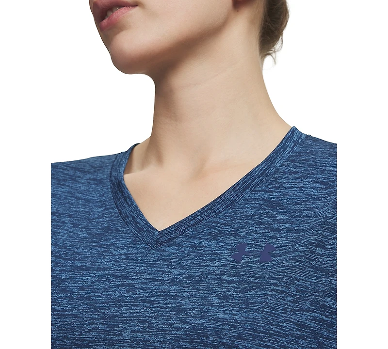 Under Armour Women's Twist Tech V-Neck Short-Sleeve Top
