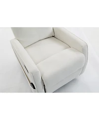 Streamdale Furniture Short plush manual button armchair sofa