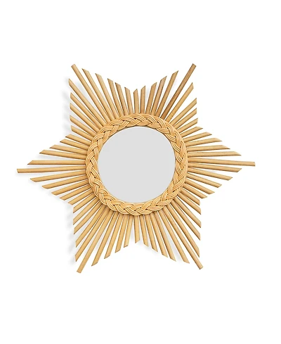 The Artisan & Company, Rattan Starburst Wall Mirror