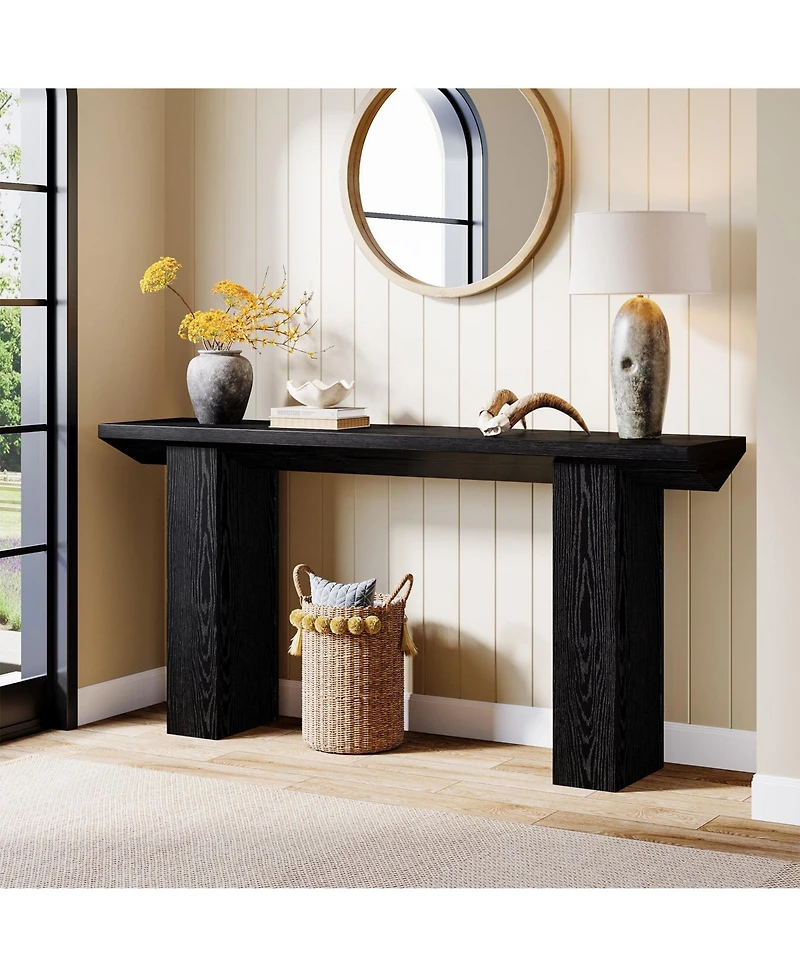 Slickblue Wooden Console Table for Sofa or Long Entryway