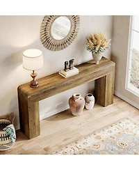 Slickblue Modern Wooden Console Table for Foyer, Entryway and Behind Sofa Use