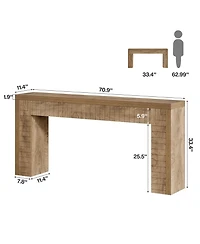 Slickblue Slim Console Table for Hallway, Perfect Behind Sofa or Couch