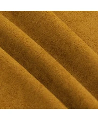 Streamdale Furniture Velvet Accent Chair with Birch Legs, Turmeric