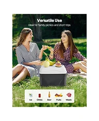Cozito Portable Cooler, 8.5 qt Hard Cooler with Handles and Pe Pp Insulated Body