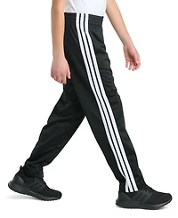 adidas Boys' 8-20 Elastic Waistband Essential 3-Stripe Straight Leg Pants