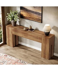 Tribesigns 71-Inch Long Console Table for Entryway, Farmhouse Sofa Console Behind Couch, Entry Table
