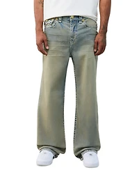 True Religion Men's Vinny Ultra Baggy Super T Flap Jeans