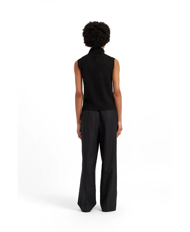 Chinti & Parker Women's Wool-Cashmere High-Neck Tank