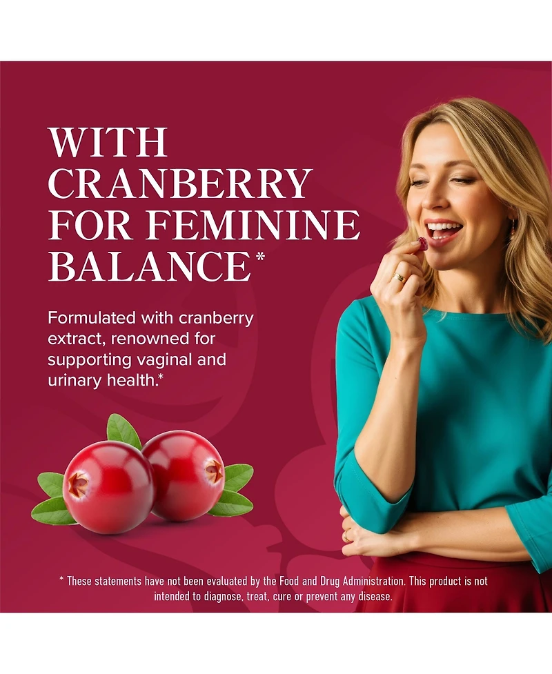 SMNutrition Probiotics for Women with Prebiotics and Cranberry Berry Gummies, 60 Count