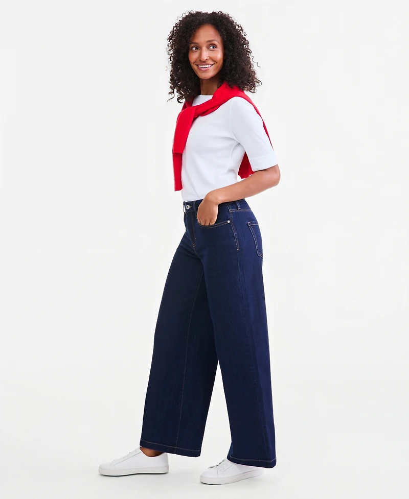 Style & Co Women's High-Rise Wide-Leg Jeans, Macy's Exclusive